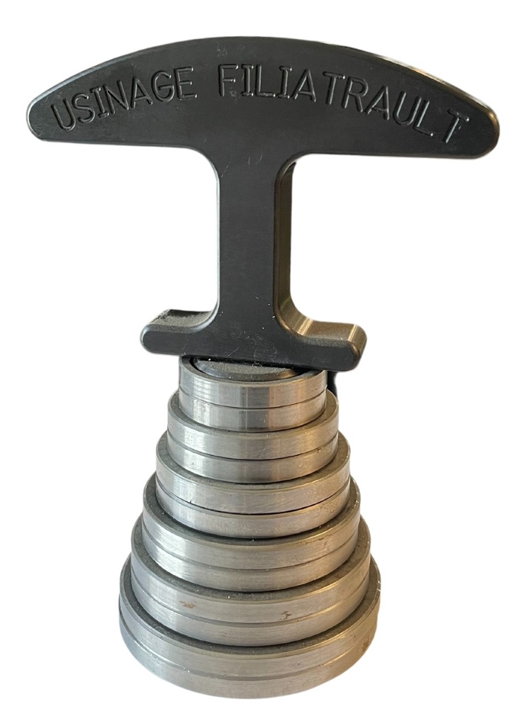 1'' Metric alignment plates kit 